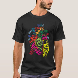 Anatomischer Herzarzt des kardiologischen Shirts