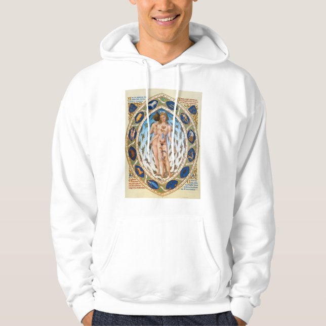 Anatomischer Mann Hoodie (Vorderseite)