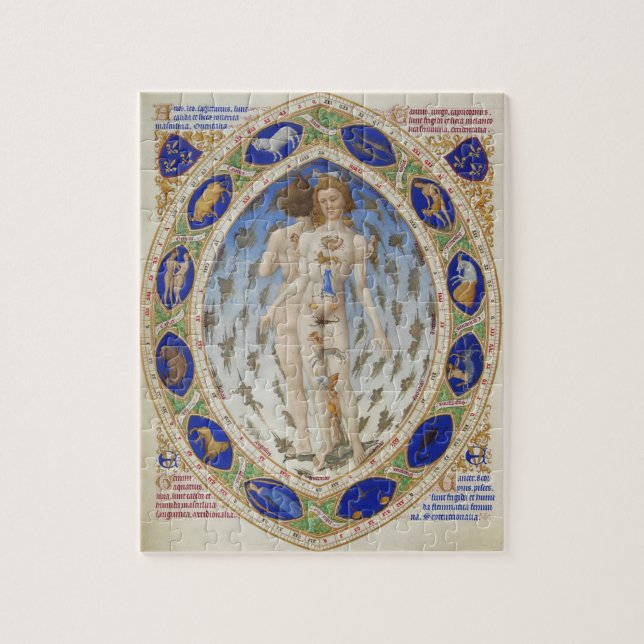 Anatomischer Mann - Puzzlespiel Puzzle (Vertikal)