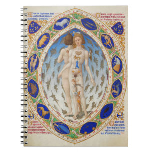 Anatomischer Mensch - Notebook Notizblock