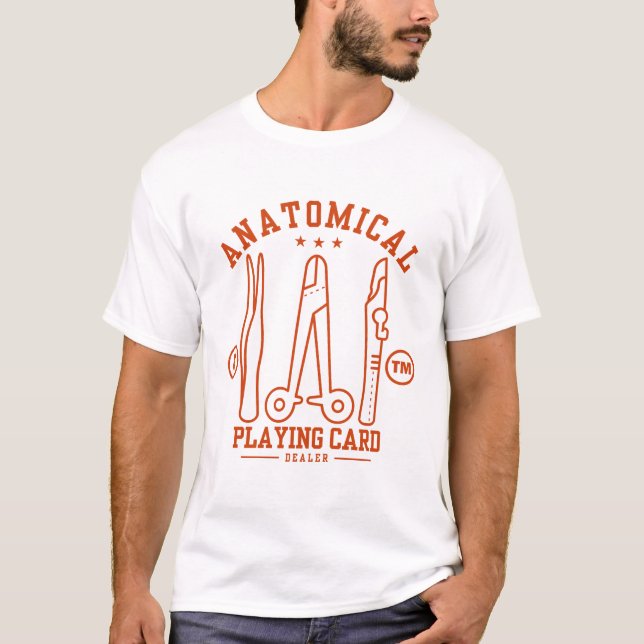 Anatomischer Spielkartenverkäufer T-Shirt (Vorderseite)