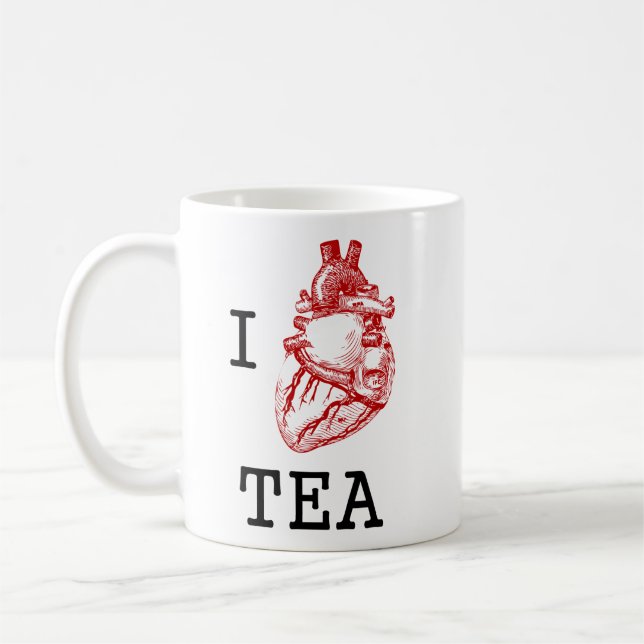 Anatomischer Tee des Herzens I Tasse (Links)