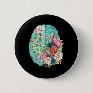 Anatomisches Bewusstsein des menschlichen Gehirns Button