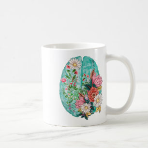 Anatomisches Bewusstsein des menschlichen Gehirns  Kaffeetasse