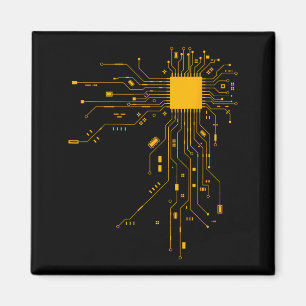 Anatomisches Herz CPU Prozessor Computerwissenscha Magnet