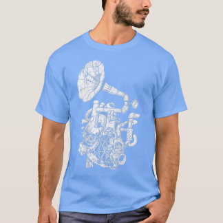 ANATOMISCHES HERZ FÜR MUSIKLIEBE T-Shirt