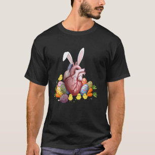 Anatomisches Herz Ostertag Kardiologie Herzkranken T-Shirt