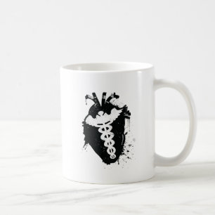 Anatomisches Herz von Caduceus Tasse