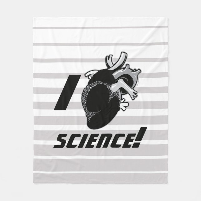 (Anatomisches Herz-) Wissenschaft I Fleecedecke (Vorderseite)