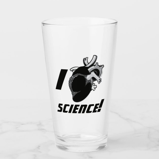 (Anatomisches Herz-) Wissenschaft I Glas (Vorderseite)