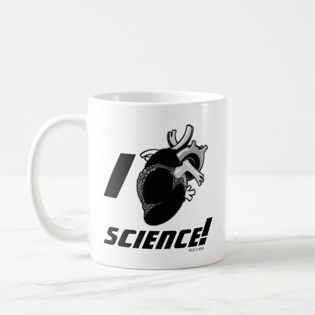 (Anatomisches Herz-) Wissenschaft I Kaffeetasse (Links)