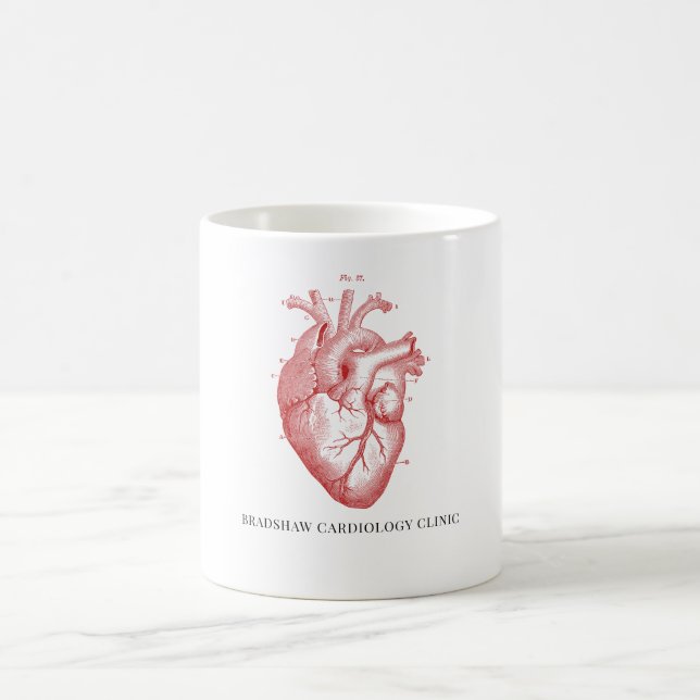 Anatomisches Herzkrankenamt Name Tasse Kaffee (Mittel)
