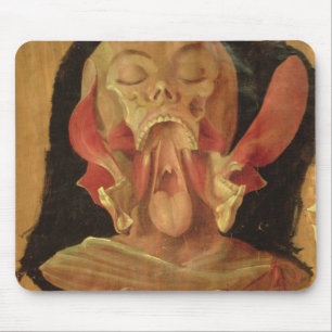 Anatomisches Zeichnen des Kopfes Mousepad