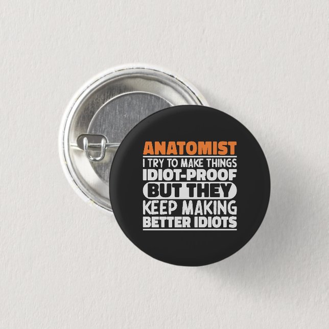Anatomist versuche ich, die Dinge Cool nachzuweise Button (Vorne & Hinten)