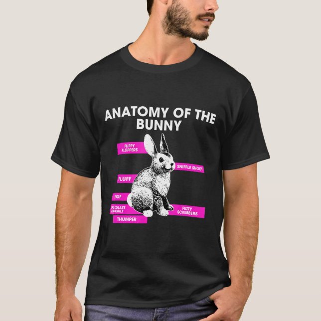 Anatomy Bunny Rabbit T-Shirt (Vorderseite)