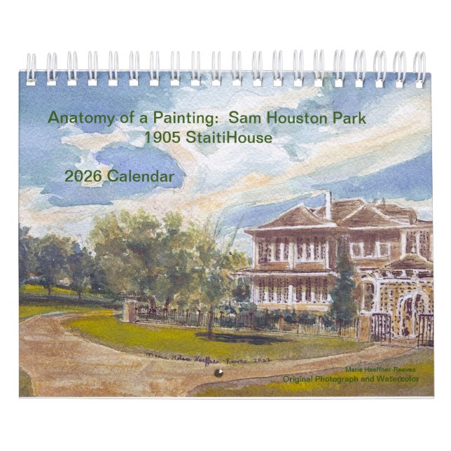 Anatomy of a Painting: Sam Houston Park 1905  Home Kalender (Titelbild)