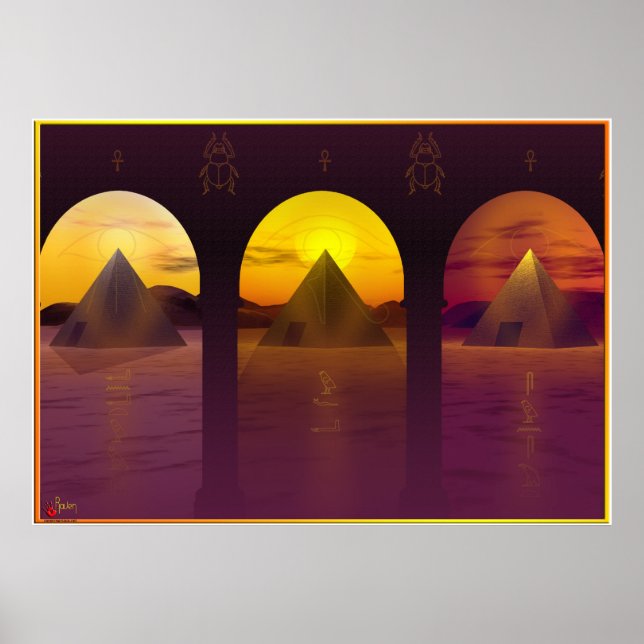 Anatomy of a Sunset Poster (Vorne)