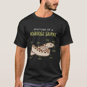 Anatomy Snake Hook Nase Natter Hognose Schlange T-Shirt