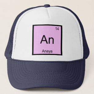 Anaya Name Chemie Element Periodensystem Truckerkappe