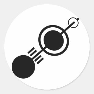 Anbaukreis 4 runder aufkleber