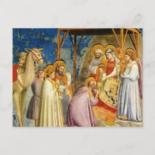 Anbetung der Heiligen Drei Könige 1305 Giotto Postkarte