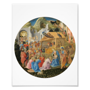 Anbetung der Heiligen Drei Könige von Fra Angelico Fotodruck