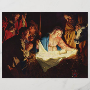 Anbetung der Hirten - Honthorst Flyer