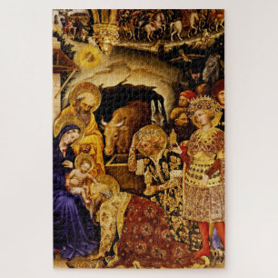 Anbetung der Könige von Gentile da Fabriano Puzzle