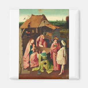 Anbetung der Könige von Hieronymus Bosch Magnet