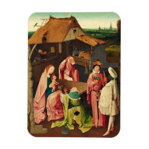 Anbetung der Könige von Hieronymus Bosch Magnet