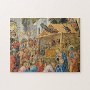 Anbetung der Magier Fra Angelico Fra Filippo Lippi Puzzle
