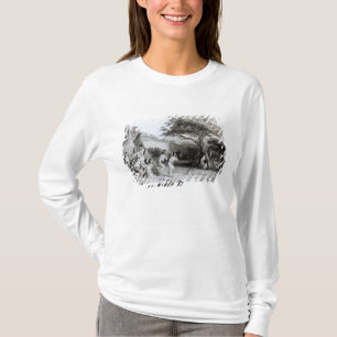 Anbetung des Sun, graviert von R. Ehnshelwood T-Shirt