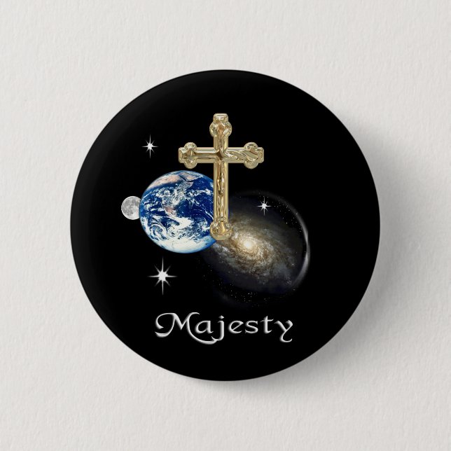Anbetung seiner Majestät Button (Vorderseite)