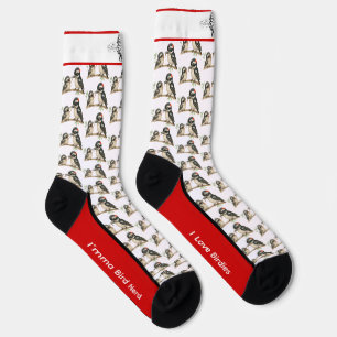 Anbetungswürdige Daunenspecht-Socken Socken