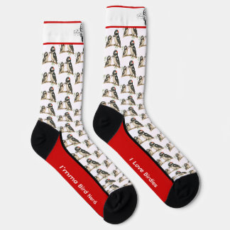 Anbetungswürdige Daunenspecht-Socken Socken