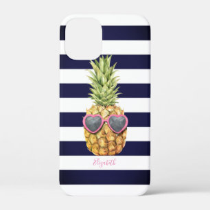 Anbetungswürdige gestreifte coole Ananas Case-Mate iPhone Hülle