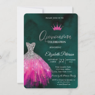 Anbetungswürdige Glitzerkleid, Diamanten Grüne Süß Einladung