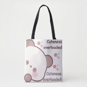 Anbetungswürdige Illustration im Kawaii-Stil Trage