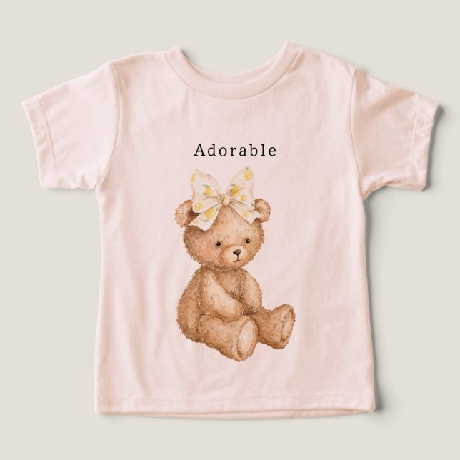 Anbetungswürdiger Teddybär-Bogen (Design Vorderseite)