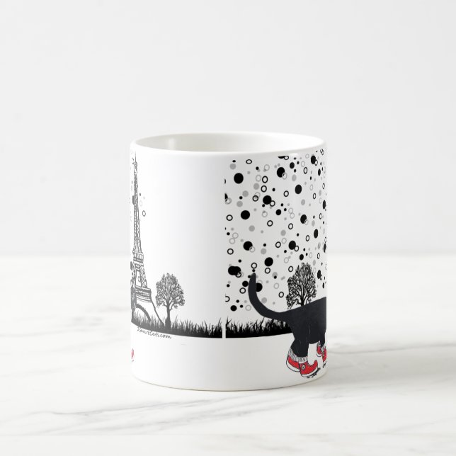 Anblick-Sehen in Paris-Tasse Kaffeetasse (Mittel)