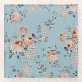 Anbringen von Blume - Untersetzer aus Glas