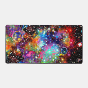 Ancandescence Crowded Cosmos Desk Mat Schreibtischunterlage