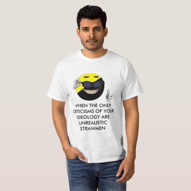 Ancap Ball-Herausforderungs-Shirt T-Shirt (Vorne ganz)