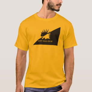 Ancap-Flagge Stachelschwein-Logo Gadsden-Flagge Pa T-Shirt