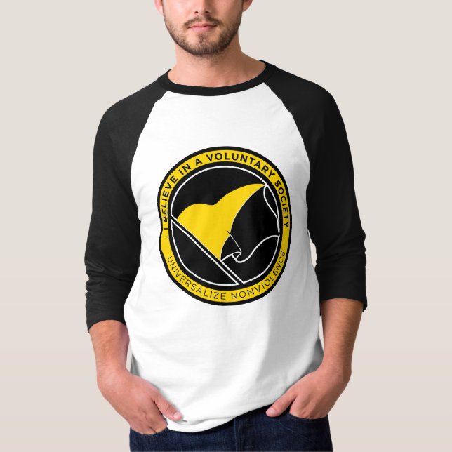 AnCap Flaggen-Shirts T-Shirt (Vorderseite)