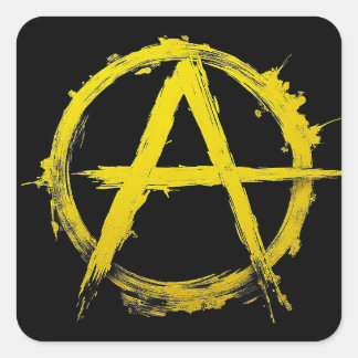 Ancap Forever! Quadratischer Aufkleber