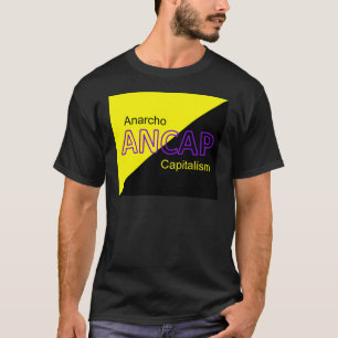 ANCAP Gelb und schwarze Flagge T-Shirt