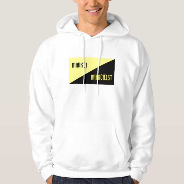 Ancapflag, Markt, Anarchist Hoodie (Vorderseite)