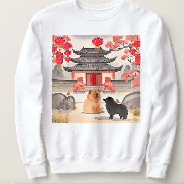 ANCESTRAL HOMAGE chow fow Hundeshirt Sweatshirt (Von Creator hochgeladen)