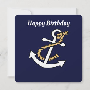 Anchor Away Birthday Card Feiertagskarte